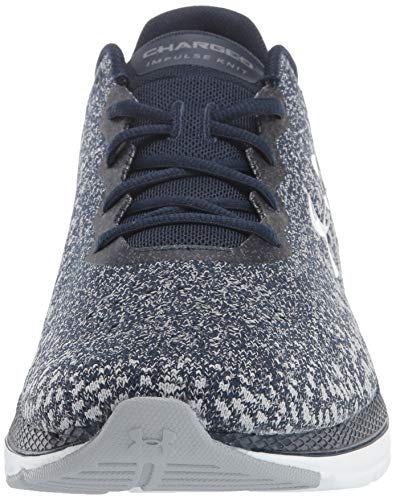 Under Armour Charged Impulse Knit, Zapatillas para Correr Hombre, Academy White Mod Gray 400, 42 EU