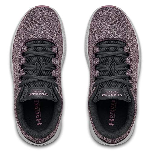 Under Armour Charged Pursuit 2 Twist, Zapatillas De Running Mujer, Blackout Purple/Halo Gris/Slate Purple (500), 38.5 EU