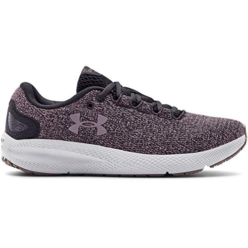 Under Armour Charged Pursuit 2 Twist, Zapatillas De Running Mujer, Blackout Purple/Halo Gris/Slate Purple (500), 38.5 EU Under Armour Charged Pursuit 2 Twist, Zapatillas De Running Mujer, Blackout Purple/Halo Gris/Slate Purple (500), 38.5 EU