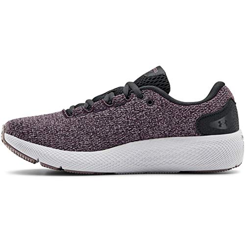 Under Armour Charged Pursuit 2 Twist, Zapatillas De Running Mujer, Blackout Purple/Halo Gris/Slate Purple (500), 38.5 EU