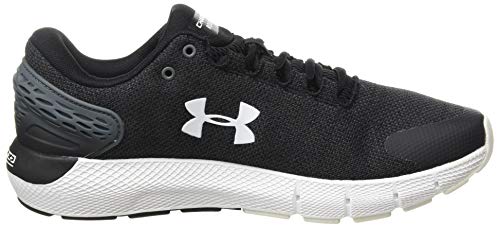 Under Armour Charged Rogue 2 Twist, Zapatillas para Correr Hombre, Blanco Negro 001, 47 EU