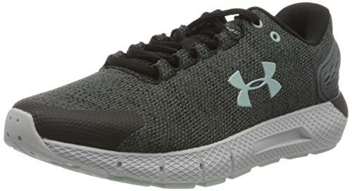Under Armour Charged Rogue 2 Twist, Zapatillas para Correr Mujer, Negro Blanco Esmalte Azul 001, 38.5 EU Under Armour Charged Rogue 2 Twist, Zapatillas para Correr Mujer, Negro Blanco Esmalte Azul 001, 38.5 EU