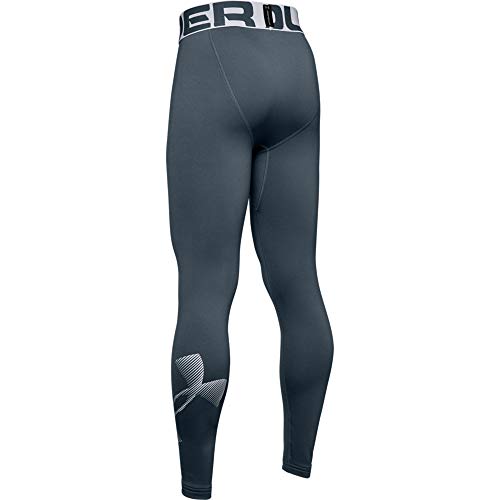 Under Armour Coldgear Armour Leggings Legging, Niños, Gris, YSM