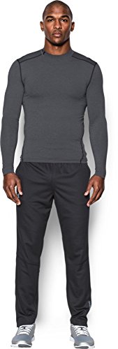 Under Armour Coldgear Armour Mock Camiseta De Manga Larga, Hombre, (Carbon Heather/Black (090), L Under Armour Coldgear Armour Mock Camiseta De Manga Larga, Hombre, (Carbon Heather/Black (090), L