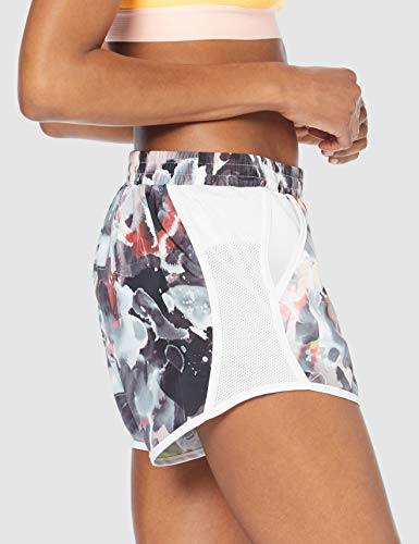 Under Armour Fly by Printed Short Pantalón Corto, Mujer, Naranja (Orange Dream/Onyx White/Reflective 805), M