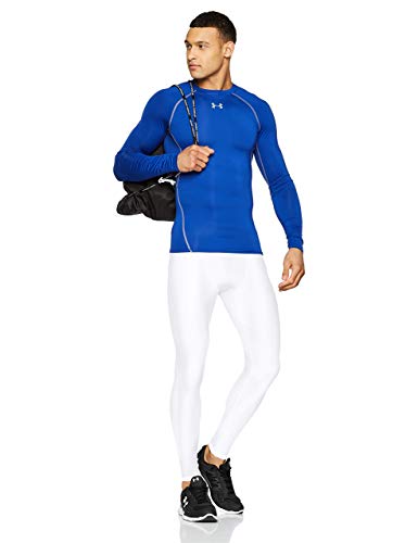 Under Armour Heatgear 2.0 Leggings, Hombre, Blanco (White/Graphite (100), M Under Armour Heatgear 2.0 Leggings, Hombre, Blanco (White/Graphite (100), M