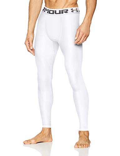 Under Armour Heatgear 2.0 Leggings, Hombre, Blanco (White/Graphite (100), M Under Armour Heatgear 2.0 Leggings, Hombre, Blanco (White/Graphite (100), M
