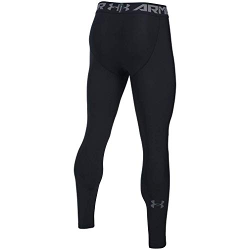 Under Armour Heatgear 2.0 Leggings, Hombre, Negro (Black/Graphite (001), M