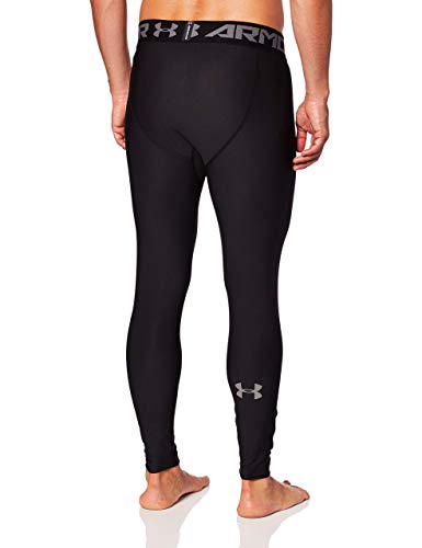 Under Armour Heatgear 2.0 Leggings, Hombre, Negro (Black/Graphite (001), XL Under Armour Heatgear 2.0 Leggings, Hombre, Negro (Black/Graphite (001), XL