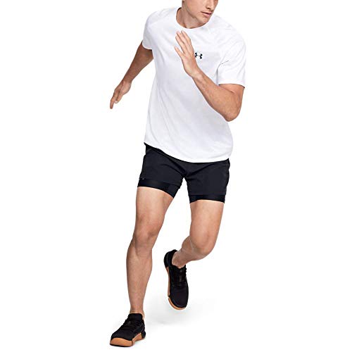 Under Armour HeatGear ARMOUR 2.0 COMP Shorts, Pantalón Corto Hombre, Negro (Black/Graphite 001), M Under Armour HeatGear ARMOUR 2.0 COMP Shorts, Pantalón Corto Hombre, Negro (Black/Graphite 001), M