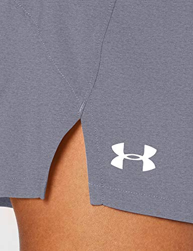 Under Armour Launch Sw 5'' Short Corto, Mujer, Negro, SM