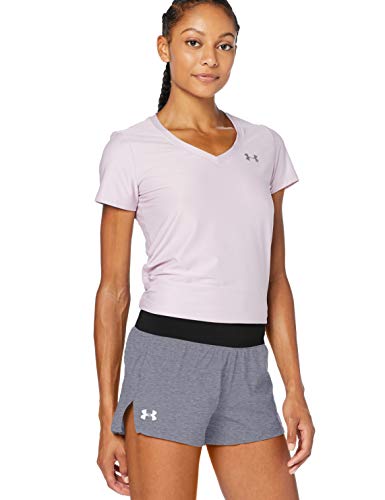 Under Armour Launch Sw 5'' Short Corto, Mujer, Negro, SM