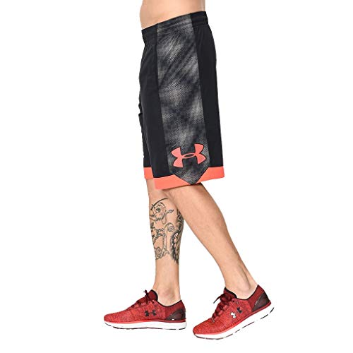 Under Armour Pantalones cortos de baloncesto para hombre, negro/grafito, pequeño Under Armour Pantalones cortos de baloncesto para hombre, negro/grafito, pequeño