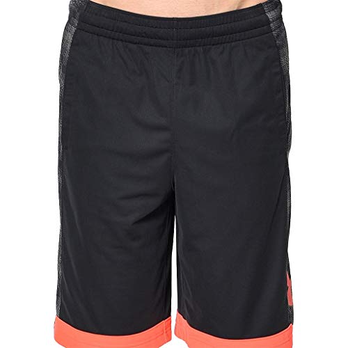 Under Armour Pantalones cortos de baloncesto para hombre, negro/grafito, pequeño