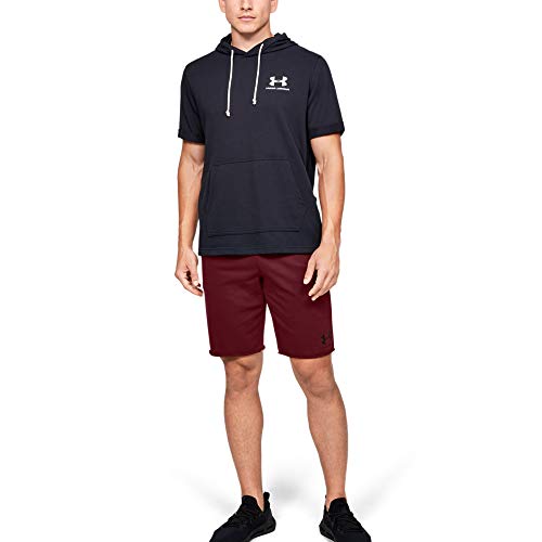 Under Armour Pantalones Cortos Deportivos de Rizo para Hombre, Hombre, Pantalón de chándal, 1329288, Córdoba (615)/Negro, S Under Armour Pantalones Cortos Deportivos de Rizo para Hombre, Hombre, Pantalón de chándal, 1329288, Córdoba (615)/Negro, S