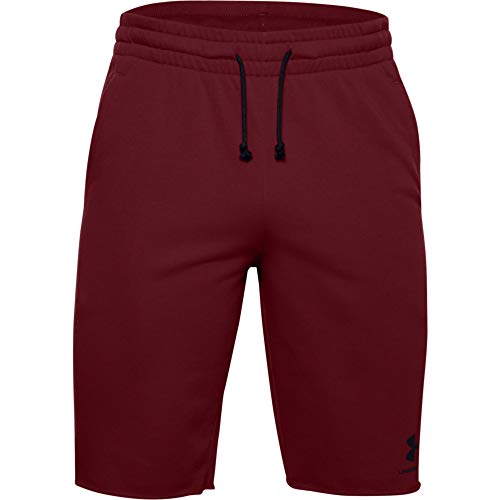 Under Armour Pantalones Cortos Deportivos de Rizo para Hombre, Hombre, Pantalón de chándal, 1329288, Córdoba (615)/Negro, S Under Armour Pantalones Cortos Deportivos de Rizo para Hombre, Hombre, Pantalón de chándal, 1329288, Córdoba (615)/Negro, S
