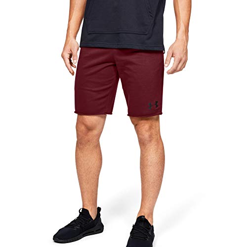 Under Armour Pantalones Cortos Deportivos de Rizo para Hombre, Hombre, Pantalón de chándal, 1329288, Córdoba (615)/Negro, S Under Armour Pantalones Cortos Deportivos de Rizo para Hombre, Hombre, Pantalón de chándal, 1329288, Córdoba (615)/Negro, S
