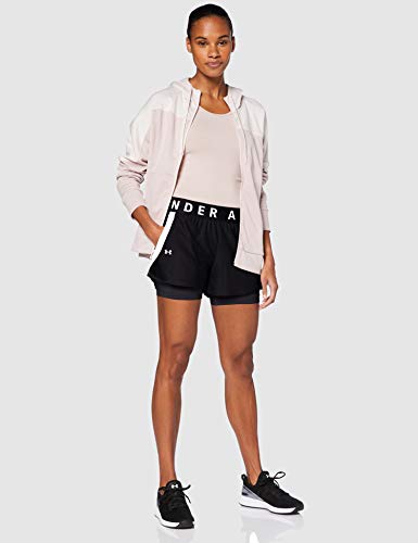 Under Armour Play Up 2-In-1 Corto, Mujer, Negro, XL Under Armour Play Up 2-In-1 Corto, Mujer, Negro, XL