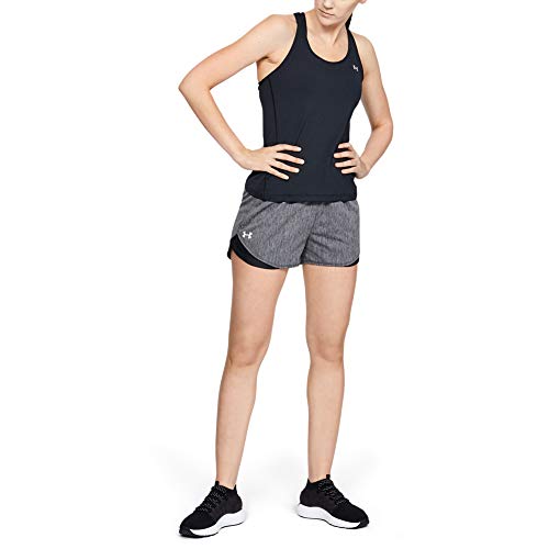 Under Armour Play Up Twist 3.0 Corto, Mujer, Negro, MD