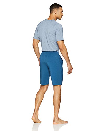 Under Armour Recovery Sleepwear Short Ropa Interior, Hombre, Azul (Petrol Blue/Metallic Silver 438), S Under Armour Recovery Sleepwear Short Ropa Interior, Hombre, Azul (Petrol Blue/Metallic Silver 438), S