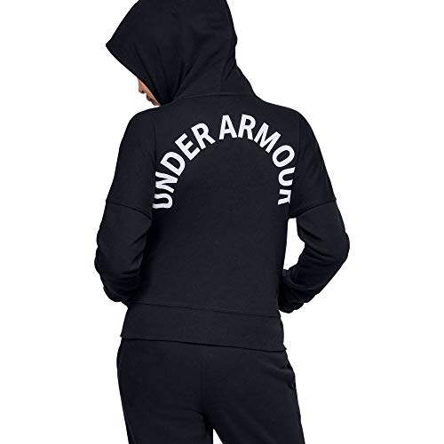 Under Armour Rival FZ Hoodie Parte Superior del Calentamiento, Niñas, Negro, YMD