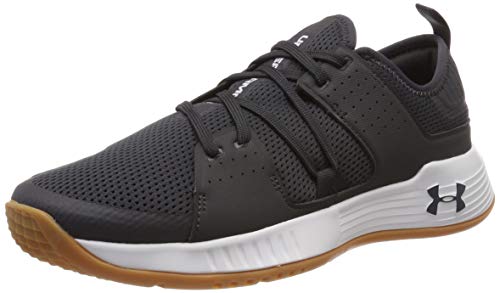 Under Armour Showstopper 2.0 Zapatillas Deportivas para Interior Hombre, Gris (Jet Gray/ Onyx White/ Jet Gray (113) 113), 40.5 EU (6.5 UK)