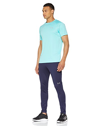 Under Armour Speed Stride Short Sleeve Camiseta Deporte, Hombre, Naranja Phoenix Fire, LG