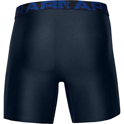 Under Armour Tech 6in 2 Pack Ropa Interior, Hombre, Azul (Academy/Mod Gray Light Heather (409), M Under Armour Tech 6in 2 Pack Ropa Interior, Hombre, Azul (Academy/Mod Gray Light Heather (409), M