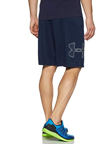 Under Armour Tech Graphic Short Pantalón Corto, Hombre, (Academy/Steel (409), L Under Armour Tech Graphic Short Pantalón Corto, Hombre, (Academy/Steel (409), L