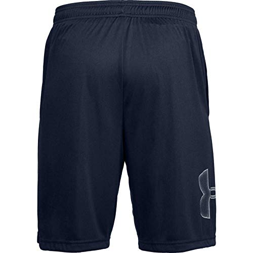 Under Armour Tech Graphic Short Pantalón Corto, Hombre, (Academy/Steel (409), XL