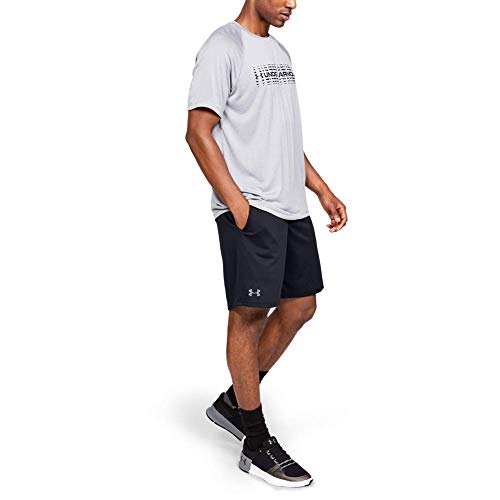 Under Armour Tech Mesh Pantalones Cortos de Hombre, Pantalones Deportivos Transpirables, cómodos y Anchos Pantalones Cortos con Bolsillos Laterales, Black/Pitch Gray (001), MD Under Armour Tech Mesh Pantalones Cortos de Hombre, Pantalones Deportivos Transpirables, cómodos y Anchos Pantalones Cortos con Bolsillos Laterales, Black/Pitch Gray (001), MD