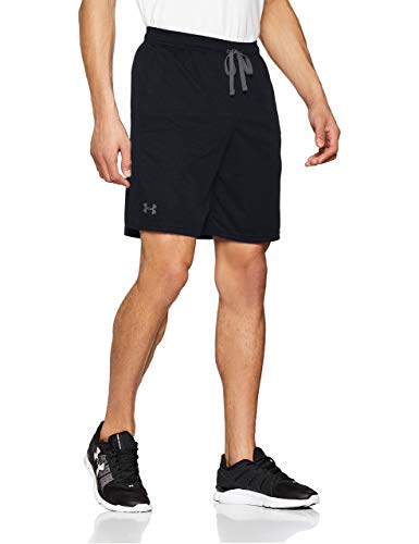 Under Armour Tech Mesh Pantalones Cortos de Hombre, Pantalones Deportivos Transpirables, cómodos y Anchos Pantalones Cortos con Bolsillos Laterales, Black/Pitch Gray (001), MD Under Armour Tech Mesh Pantalones Cortos de Hombre, Pantalones Deportivos Transpirables, cómodos y Anchos Pantalones Cortos con Bolsillos Laterales, Black/Pitch Gray (001), MD