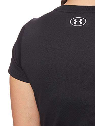 Under Armour Tech SSC Graphic Camisa Manga Corta, Mujer, Negro, MD