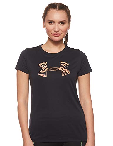 Under Armour Tech SSC Graphic Camisa Manga Corta, Mujer, Negro, MD Under Armour Tech SSC Graphic Camisa Manga Corta, Mujer, Negro, MD