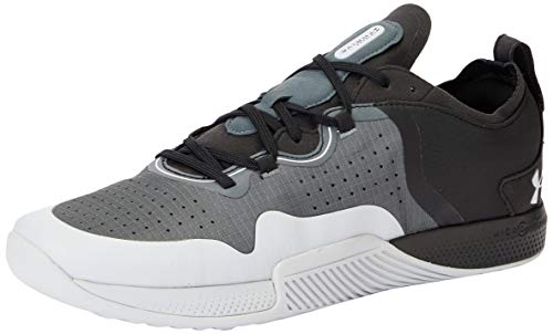 Under Armour TriBase Thrive 2, Cross Trainer Hombre, Parcela Gris Negro Halo Gris 100, 40 EU