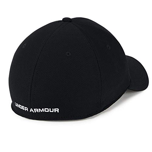 Under Armour UA Blitzing 3.0 Gorra para hombre, gorra con visera transpirable, cómoda gorra deportiva para hombre con banda de transpiración, Black/Black/White (001), L/XL Under Armour UA Blitzing 3.0 Gorra para hombre, gorra con visera transpirable, cómoda gorra deportiva para hombre con banda de transpiración, Black/Black/White (001), L/XL