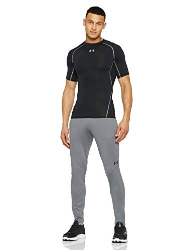 Under Armour UA Challenger II Pantalones para hombre, ajustado pantalón de chándal, pantalones largos ultraligeros y de secado rápido, Graphite/Black (040), LG