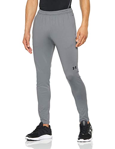 Under Armour UA Challenger II Pantalones para hombre, ajustado pantalón de chándal, pantalones largos ultraligeros y de secado rápido, Graphite/Black (040), LG Under Armour UA Challenger II Pantalones para hombre, ajustado pantalón de chándal, pantalones largos ultraligeros y de secado rápido, Graphite/Black (040), LG