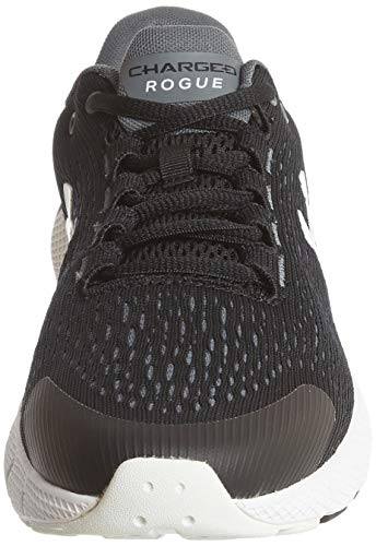 Under Armour UA Charged Rogue 2, Cómodo Calzado De Hombre, Zapatillas para Correr, Negro (Black/Halo Gray/White), 40 EU