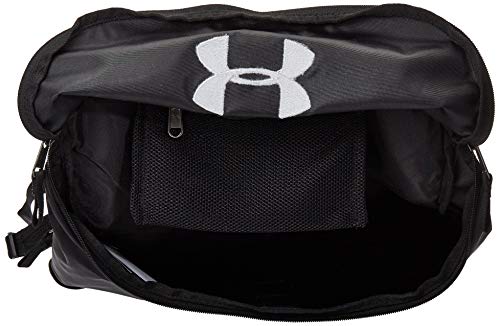 Under Armour UA Expandable Sackpack Bolsa de Equipaje, Unisex Adulto, Negro (Black/Black/Silver 001), Talla única