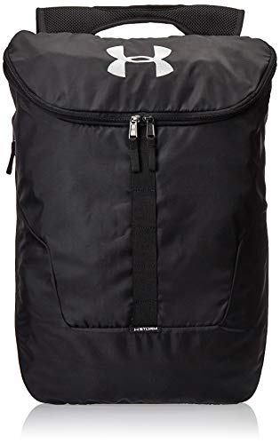 Under Armour UA Expandable Sackpack Bolsa de Equipaje, Unisex Adulto, Negro (Black/Black/Silver 001), Talla única Under Armour UA Expandable Sackpack Bolsa de Equipaje, Unisex Adulto, Negro (Black/Black/Silver 001), Talla única