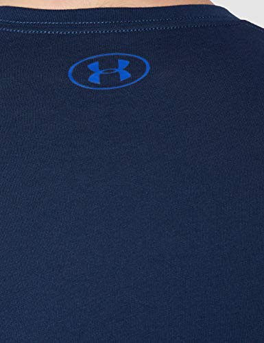 Under Armour UA GL Foundation Short Sleeve tee, Camiseta Hombre, Azul (Academy/Steel/Royal (408)), M