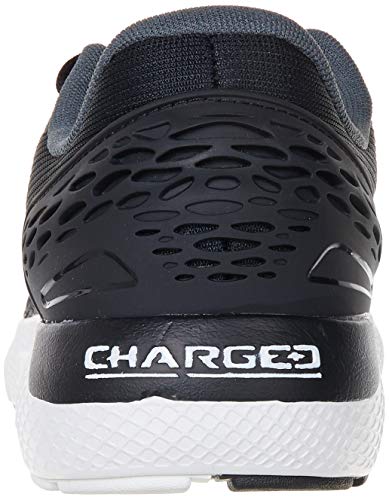 Under Armour UA GS Charged Rogue 2, Zapatillas para Correr, Calzado Deportivo De Calidad para Hombre Unisex Adulto, Negro (Black/Halo Gray/White), 40 EU