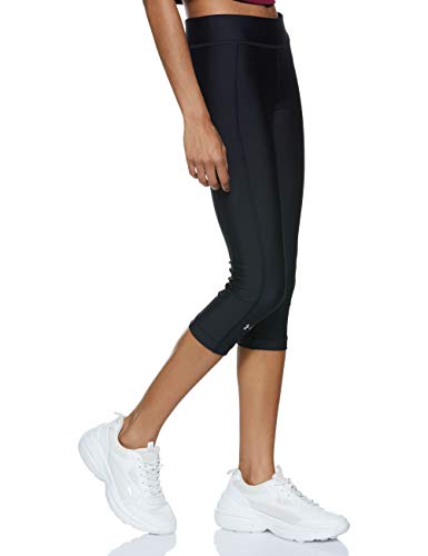 Under Armour UA Heatgear Leggings, Mujer, Negro (Black/Black/Metallic Silver (001), M