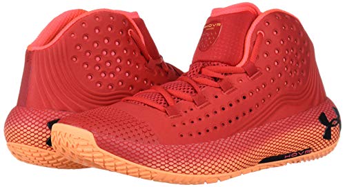 Under Armour UA HOVR Havoc 2, Zapatos de Baloncesto para Hombre, Rojo (Red/Glow Orange/Black (600) 600), 43 EU