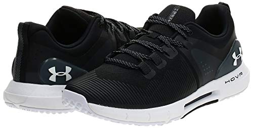 Under Armour UA HOVR Rise, Zapatillas Deportivas para Interior Hombre, Negro (Black/White/White (001) 001), 44.5 EU