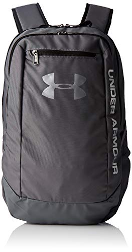 Under Armour UA Hustle Backpack LDWR Mochila Hombre Gris (Graphite/Graphite/Silver 040) Talla única