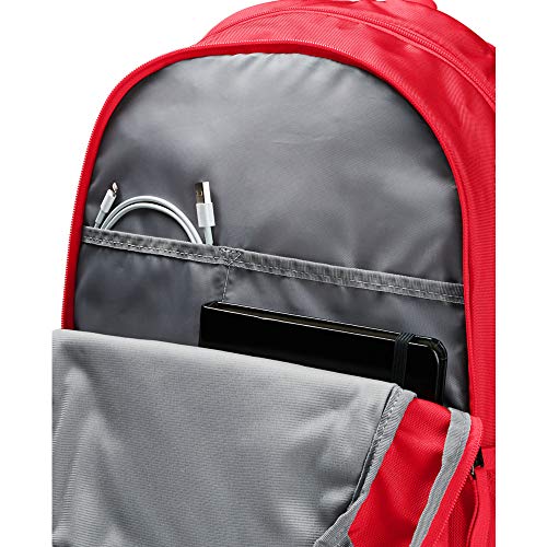 Under Armour UA Scrimmage 2.0 Backpack, mochila unisex, mochila resistente al agua unisex, rojo (Red/Red/White(600)), Taglia unica