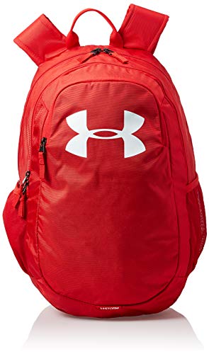 Under Armour UA Scrimmage 2.0 Backpack, mochila unisex, mochila resistente al agua unisex, rojo (Red/Red/White(600)), Taglia unica Under Armour UA Scrimmage 2.0 Backpack, mochila unisex, mochila resistente al agua unisex, rojo (Red/Red/White(600)), Taglia unica