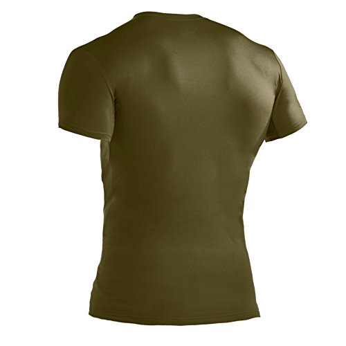 Under Armour UA TAC HG Comp T Camiseta de compresión, Hombre, Verde (Olive Green 390), L